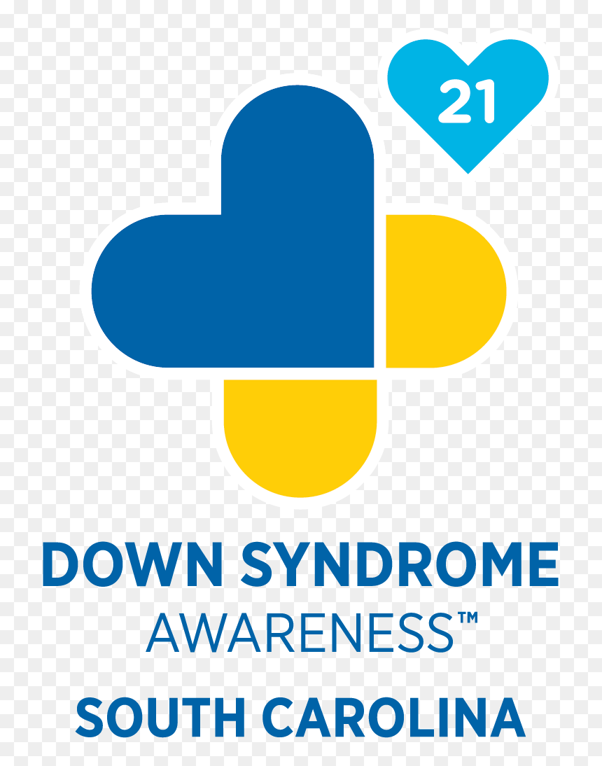 Down Syndrome Family Alliance Of Greenville - Heart, HD Png Download - down syndrome png