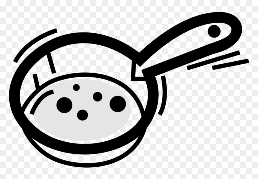 Vector Illustration Of Frying Pan, Frypan Or Skillet - Frying Pan, HD Png Download - skillet png