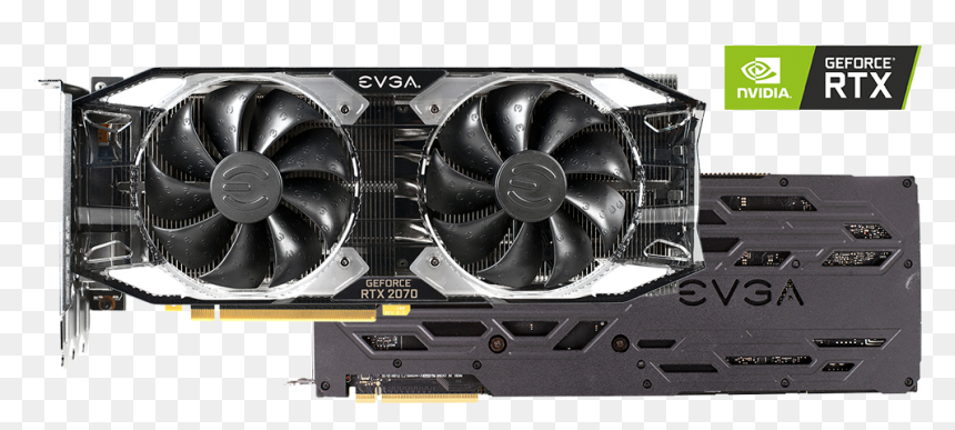 Evga Geforce Rtx 2070 Xc Ultra Gaming Graphics Card - Evga 2080 Ti Xc2 Ultra, HD Png Download - graphics card png