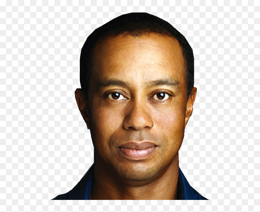 Portrait Tiger Woods Face, HD Png Download - tiger woods png