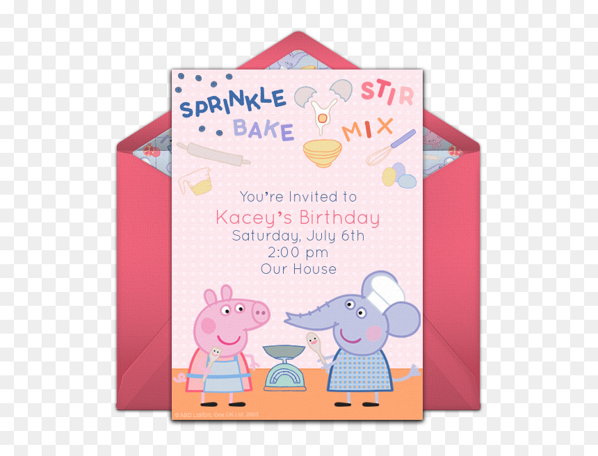 Peppa, HD Png Download - peppa pig birthday png
