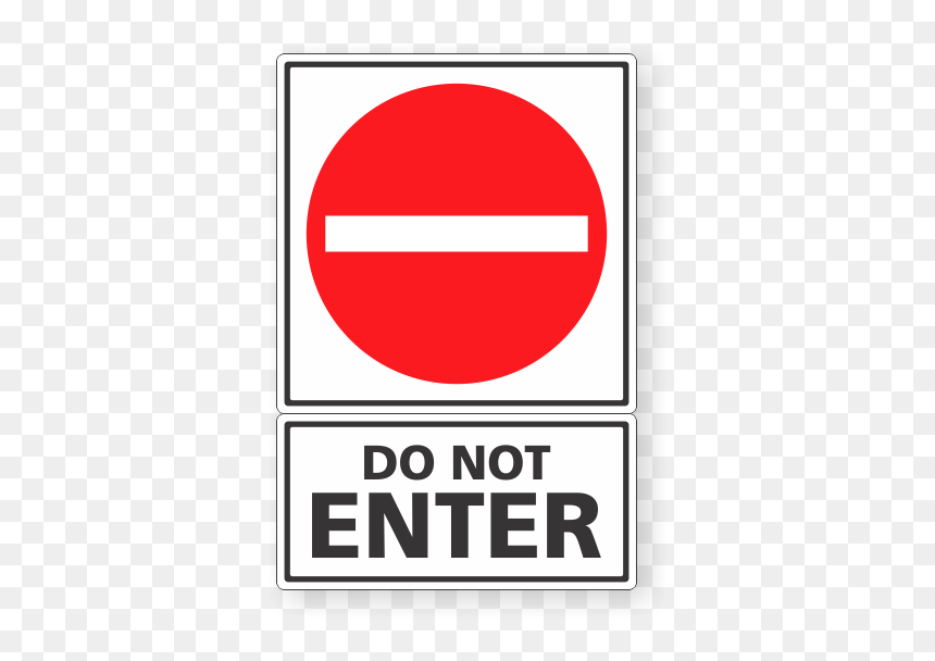 Circle, HD Png Download - do not enter sign png