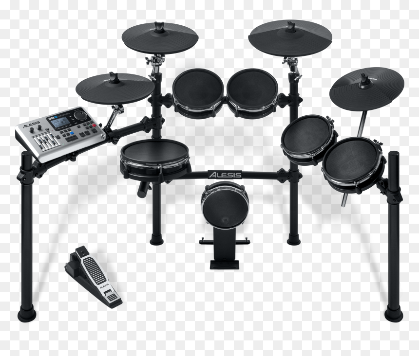 The Alesis Dm10 Studio Mesh Kit - Alesis Dm10 Mesh Kit, HD Png Download - drum kit png