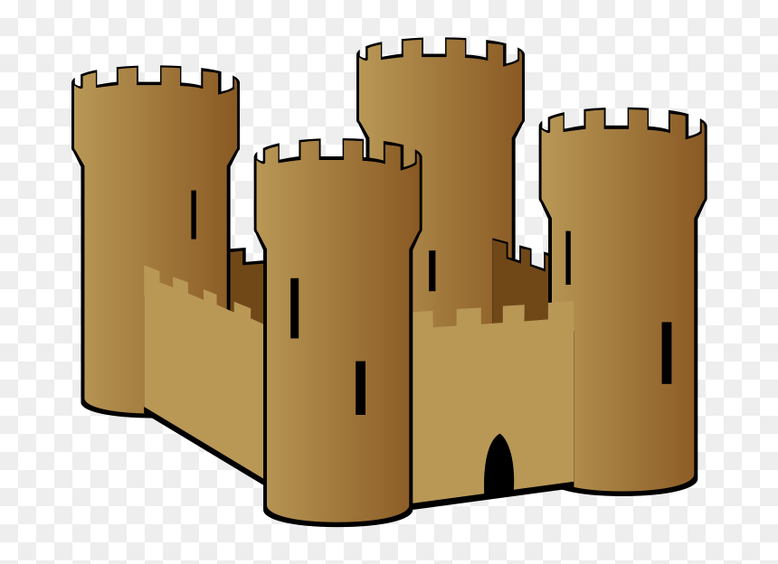 Summer Sandcastle Svg Vector File, Vector Clip Art - Sand Castle Clip Art, HD Png Download - sand castle png