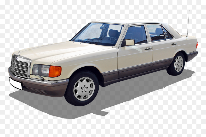 Mercedes Benz W126 Png, Transparent Png - limousine png