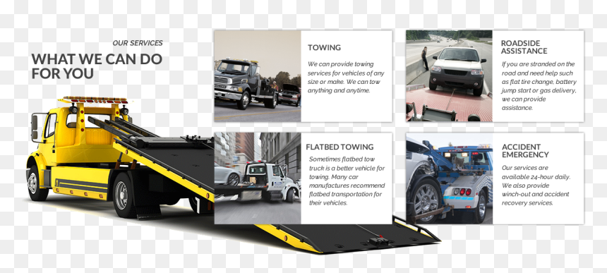 Home Services Block Flt - Towing Service, HD Png Download - towing png