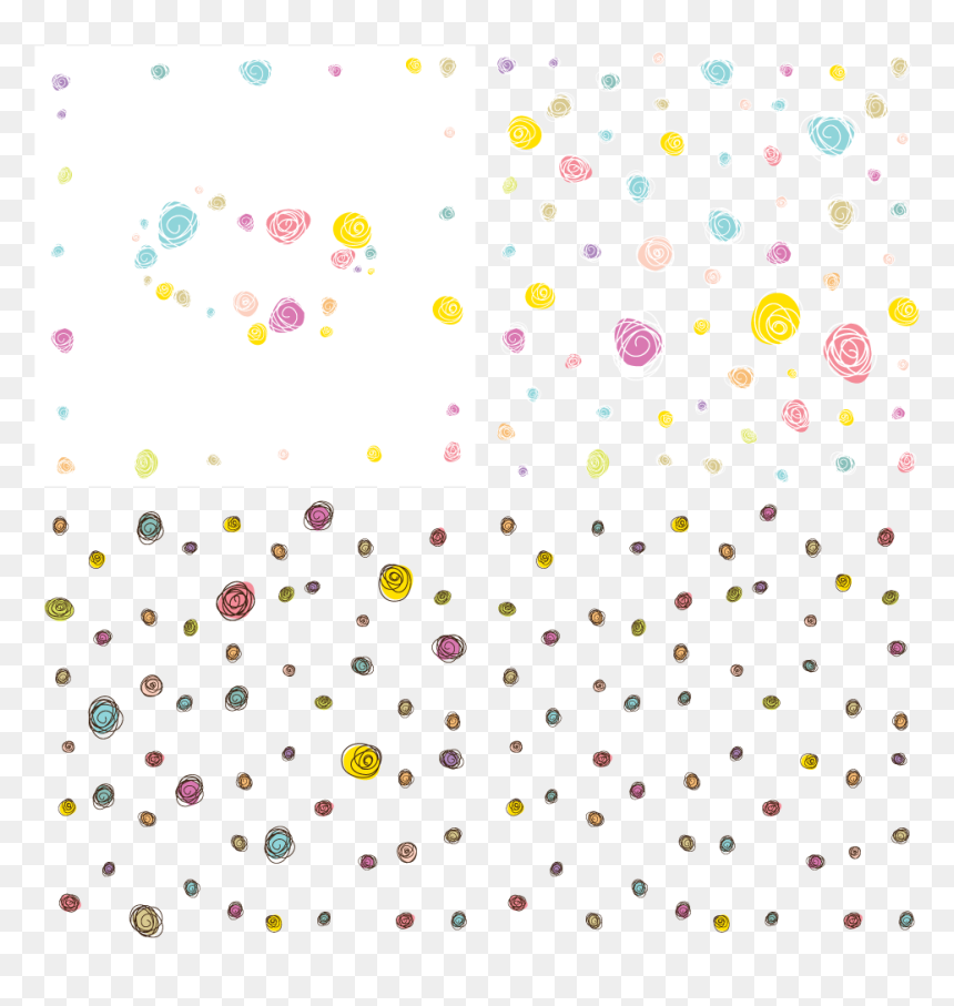 Scribble Flower Pattern Cs By Dragonart - Polka Dot, HD Png Download - scribble circle png