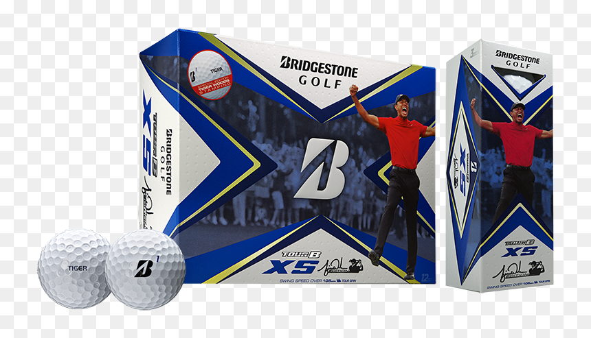 Bridgestone Tour B Golf Balls 2020, HD Png Download - tiger woods png