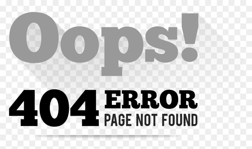 404 , Png Download - Black-and-white, Transparent Png - 404 png