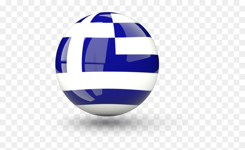 Download Flag Icon Of Greece At Png Format - Greece Flag Png Ball, Transparent Png - blue sphere png