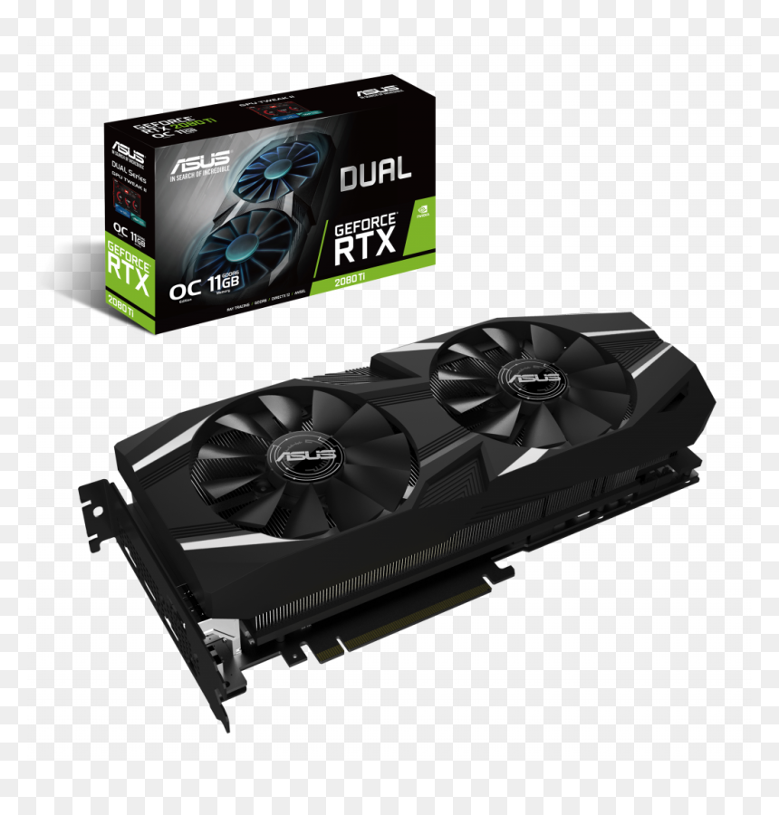 Dual Rtx2080s O8g Evo, HD Png Download - graphics card png