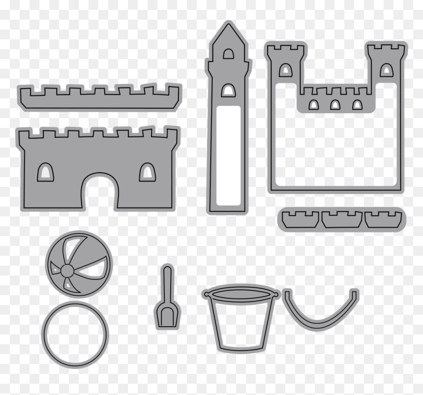 Sand Castle , Png Download - Drawing, Transparent Png - sand castle png