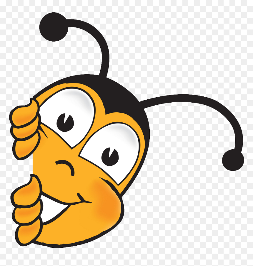 Tag Toppers - Honey Bee, HD Png Download - peeking png