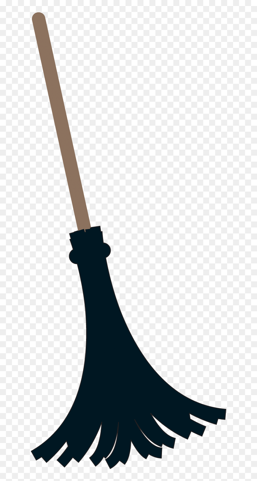 Halloween Clip Art Witch Broom - Clip Art, HD Png Download - witch broom png