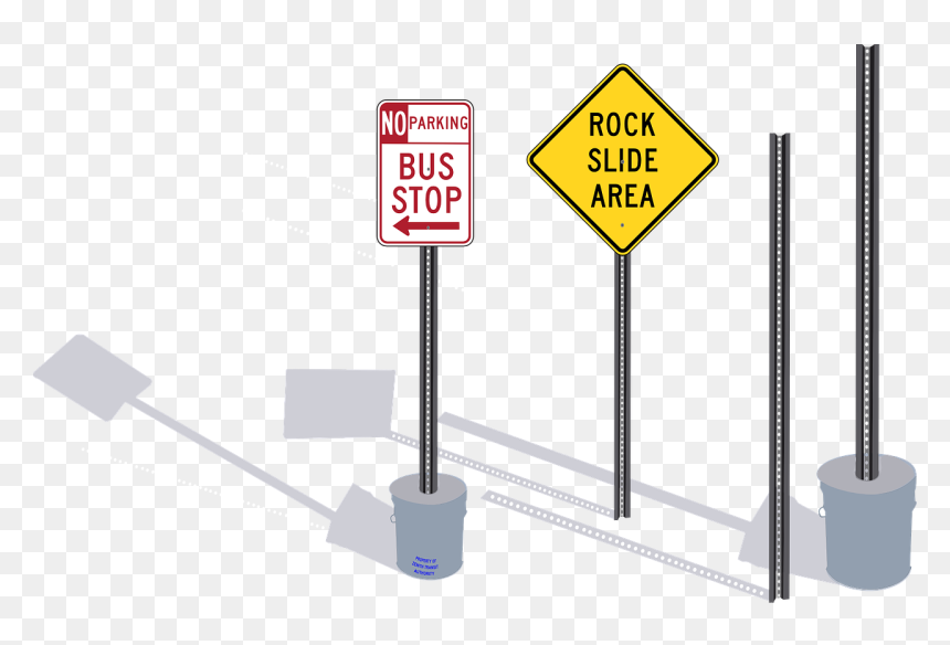 Clipart Bus Stop Sign, HD Png Download - traffic png