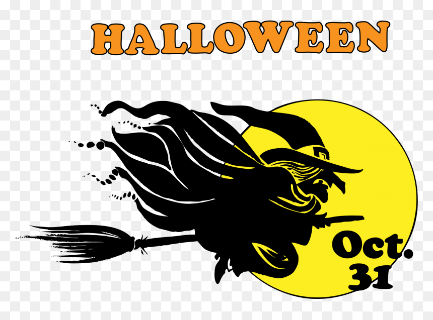 Halloween, HD Png Download - witch broom png