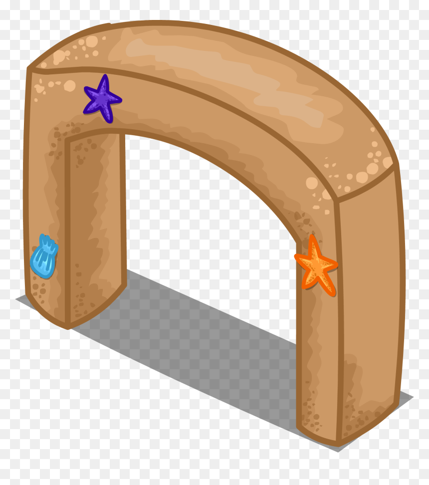 Sand Castle Arch Sprite - Arch, HD Png Download - sand castle png