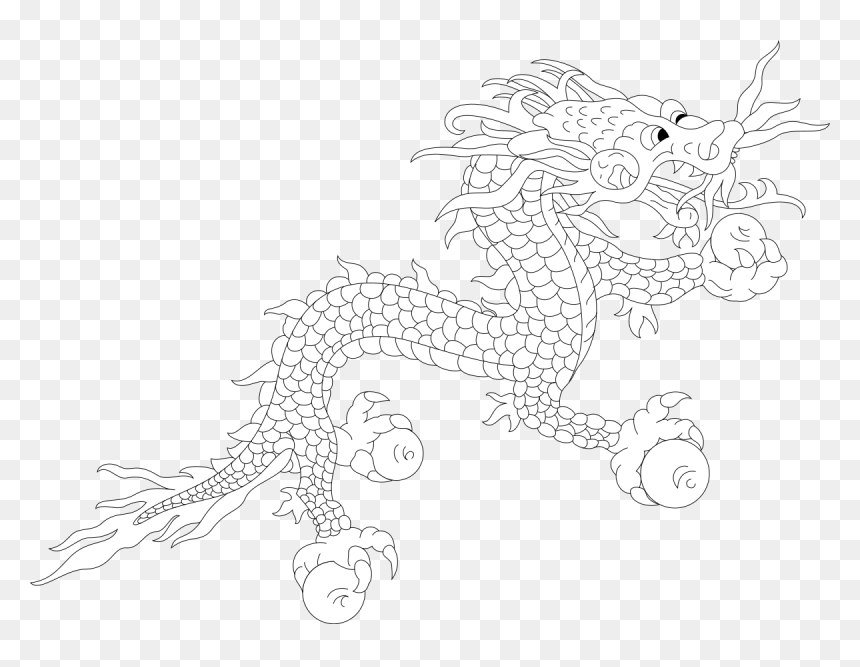 Dragon Flag Of Bhutan, HD Png Download - white dragon png