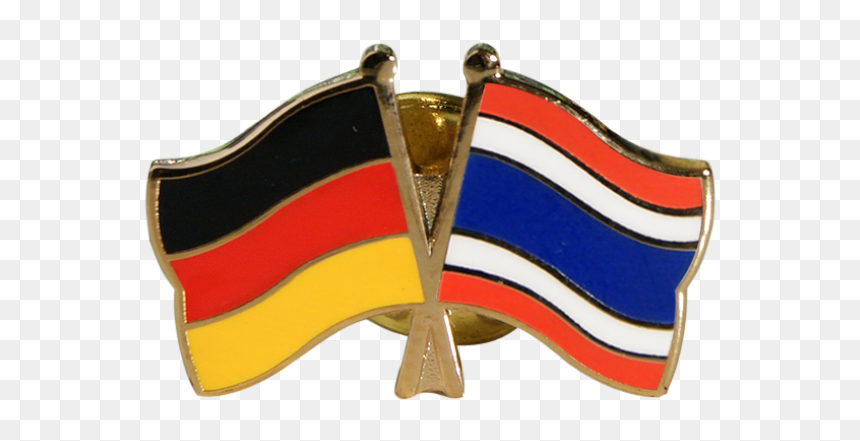 Thailand Friendship Flag Pin, Badge - Deutschland Serbien Flagge, HD Png Download - thailand flag png