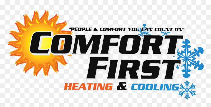 Comfort First Heating And Cooling Logo - Heating And Cooling Logo, HD Png Download - angie's list logo png