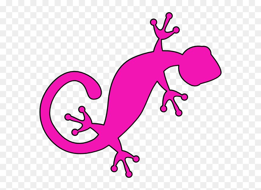 Gecko Clip Art - Pink Gecko Clip Art, HD Png Download - gecko png