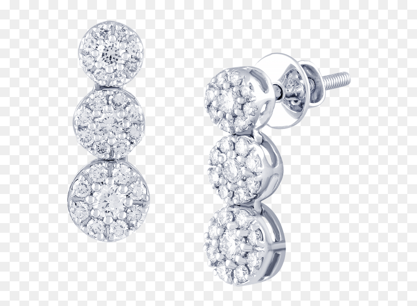 Diamond Earring Tops - Earrings, HD Png Download - earings png