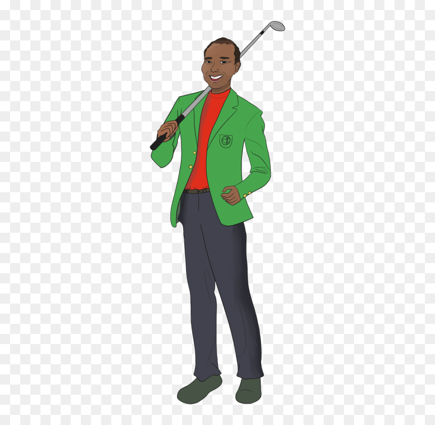 Standing, HD Png Download - tiger woods png