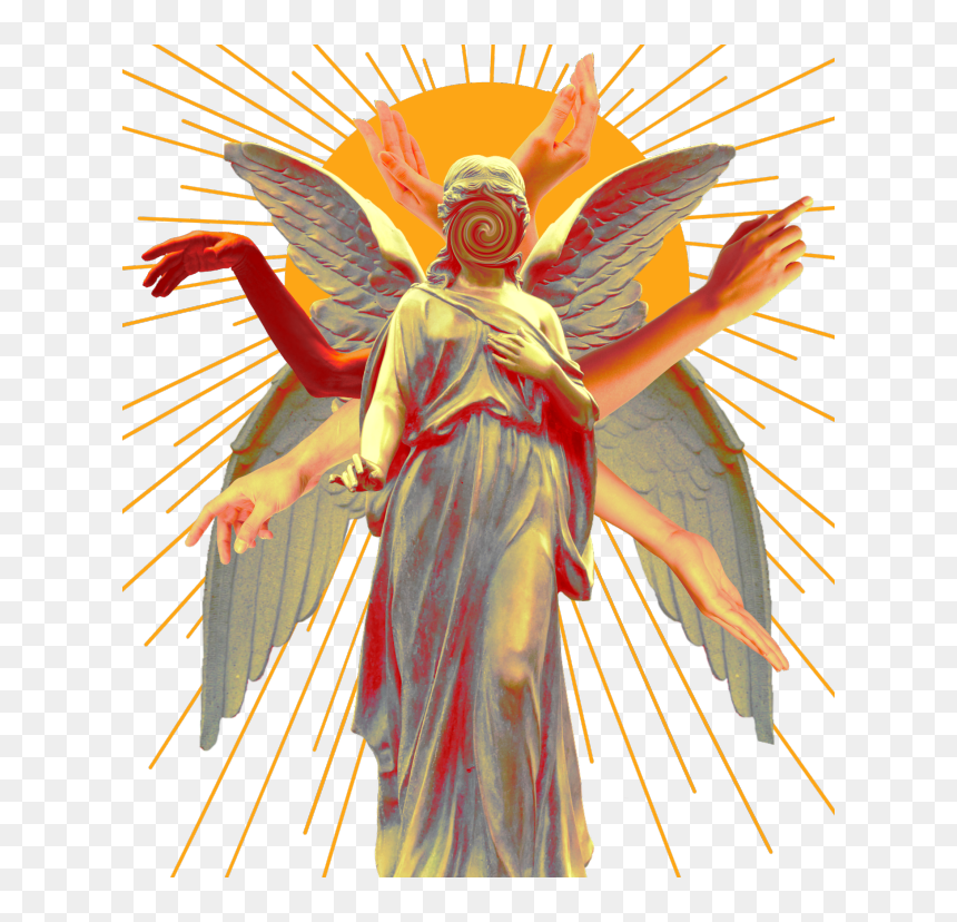 Angel Statue Png, Transparent Png - tumblr png collage