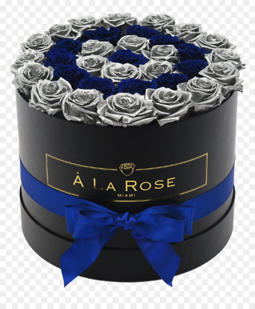 Orb Grand Blue And Silver Rows Roses - Blue Rose, HD Png Download - blue orb png