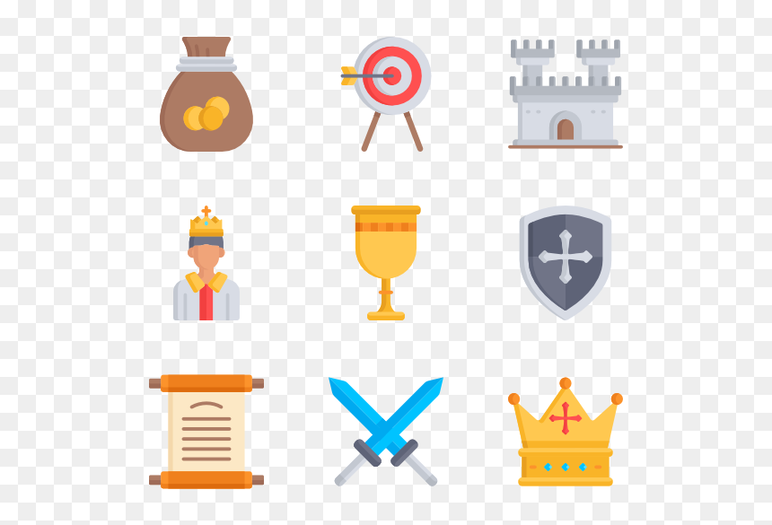Medieval Flat Icon, HD Png Download - medieval png