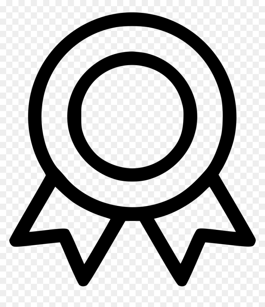 Emblem Badge Breastplate Lapel Badge Award Reward - Prize Black And White Png, Transparent Png - badge icon png