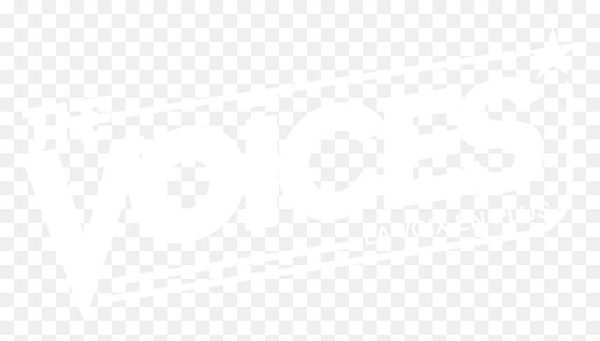 Logo - Voice Logo Blanc Png, Transparent Png - the voice logo png