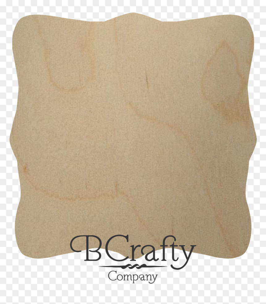Unfinished Wooden Plaque Fancy - Construction Paper, HD Png Download - blank wooden sign png