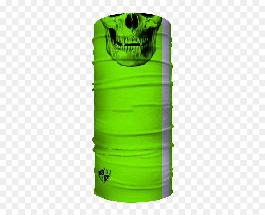 Green Skull Png - Vest, Transparent Png - skull face png