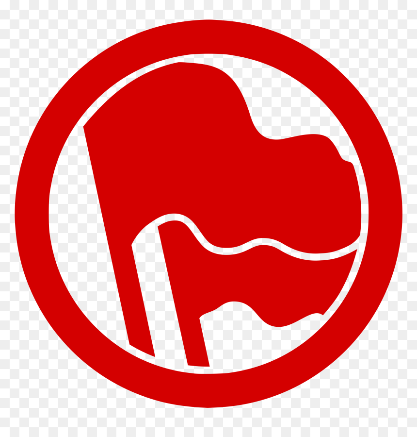 Antifascist Red Action Clip Arts - Anti Fascist Red Flags, HD Png Download - action icon png