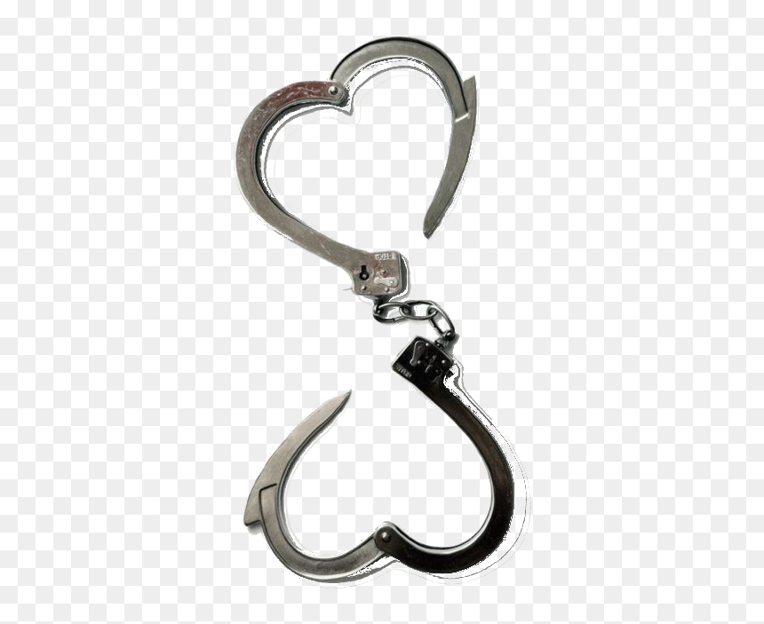 Heart Handcuffs Png, Transparent Png - hand cuffs png