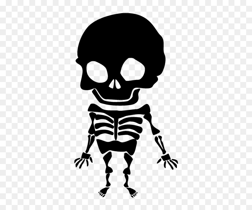 Bone, HD Png Download - cute skull png