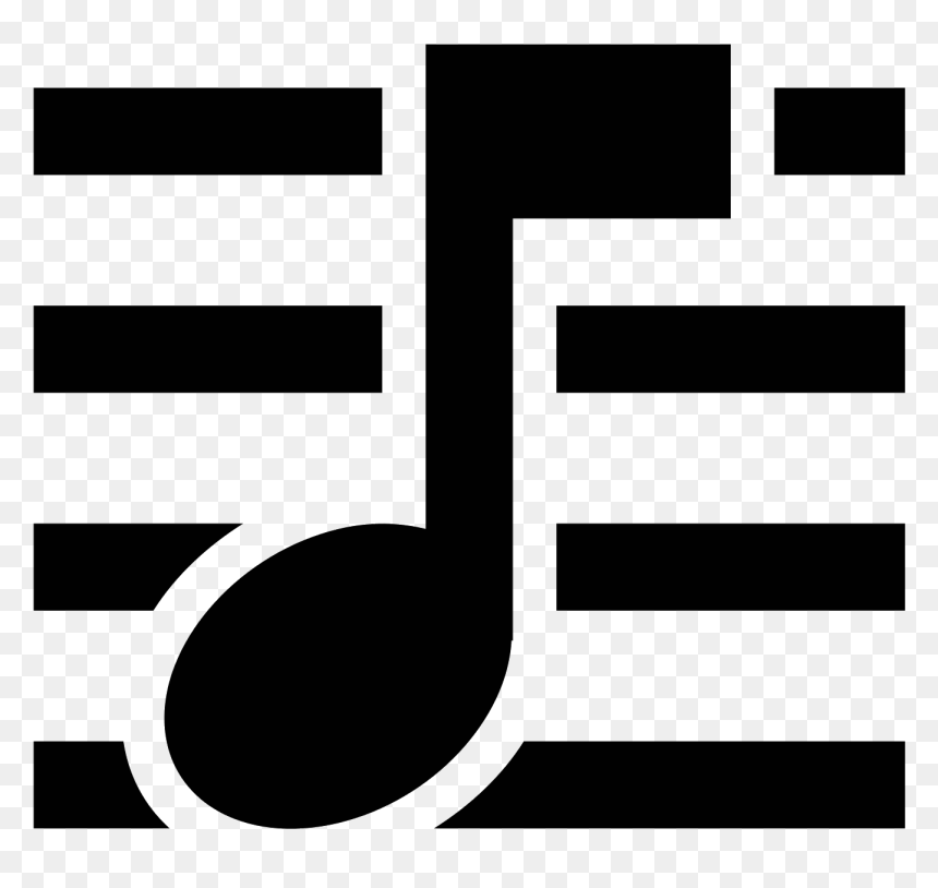 At The Center Of The Icon Is A Musical Note That Is - L Music Note, HD Png Download - music note icon png