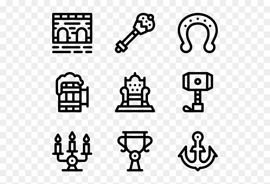 Vector Architecture Icon Png, Transparent Png - medieval png