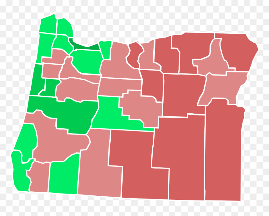 Atiyeh Oregon Voting By District, HD Png Download - measure png