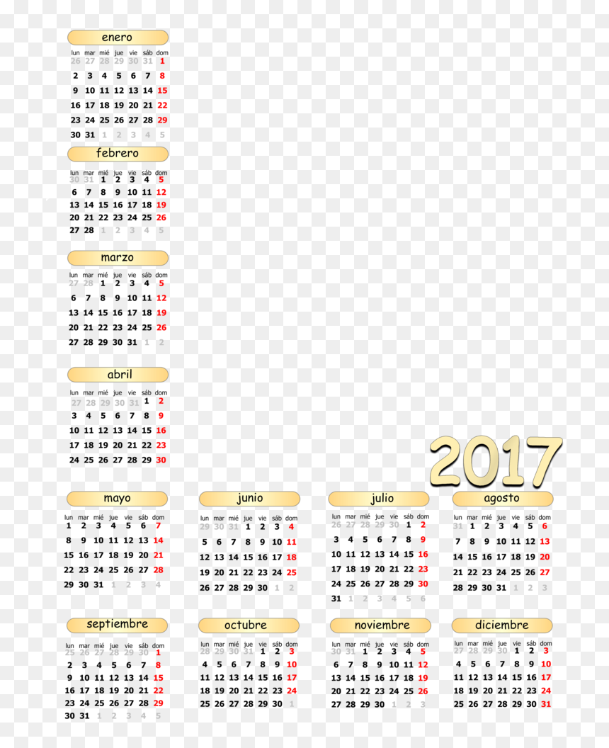 Number, HD Png Download - calendario png