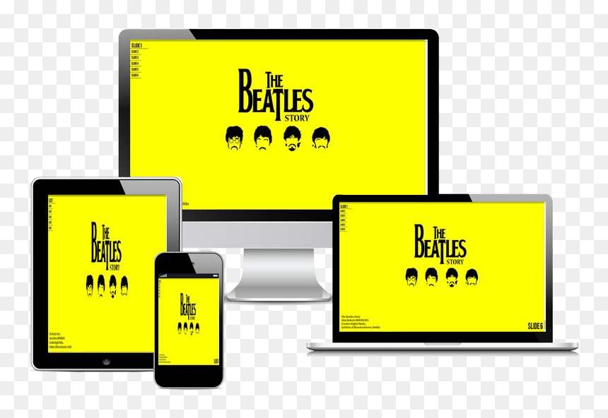 The Beatles Parallax Site - It's Here To Stay, HD Png Download - beatles png
