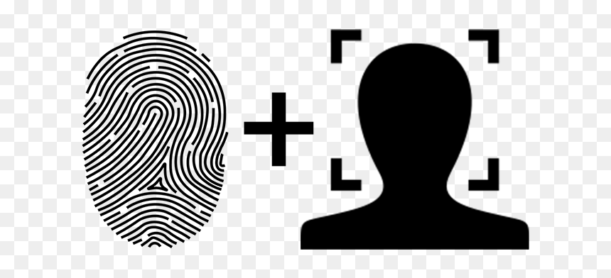 Face Recognition Clipart, HD Png Download - fingerprint icon png