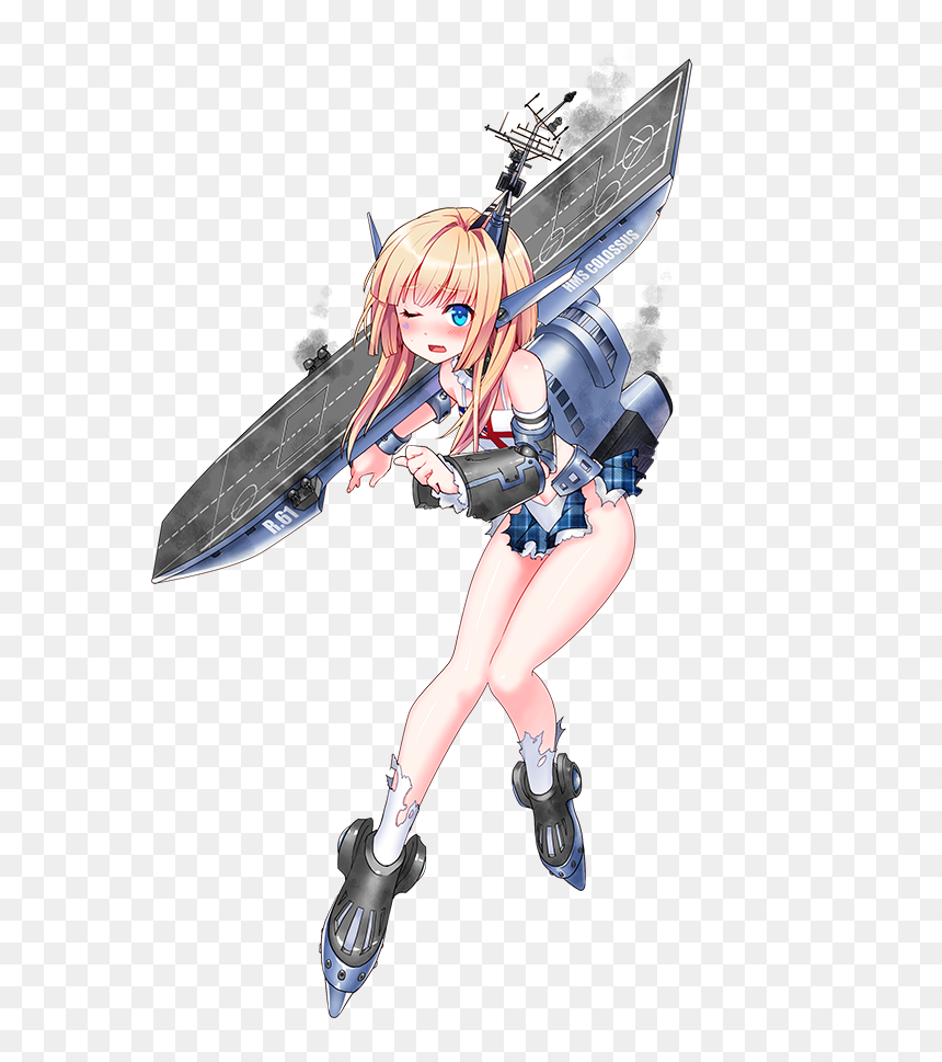 Warship Girls Colossus , Png Download - Cartoon, Transparent Png - colossus png