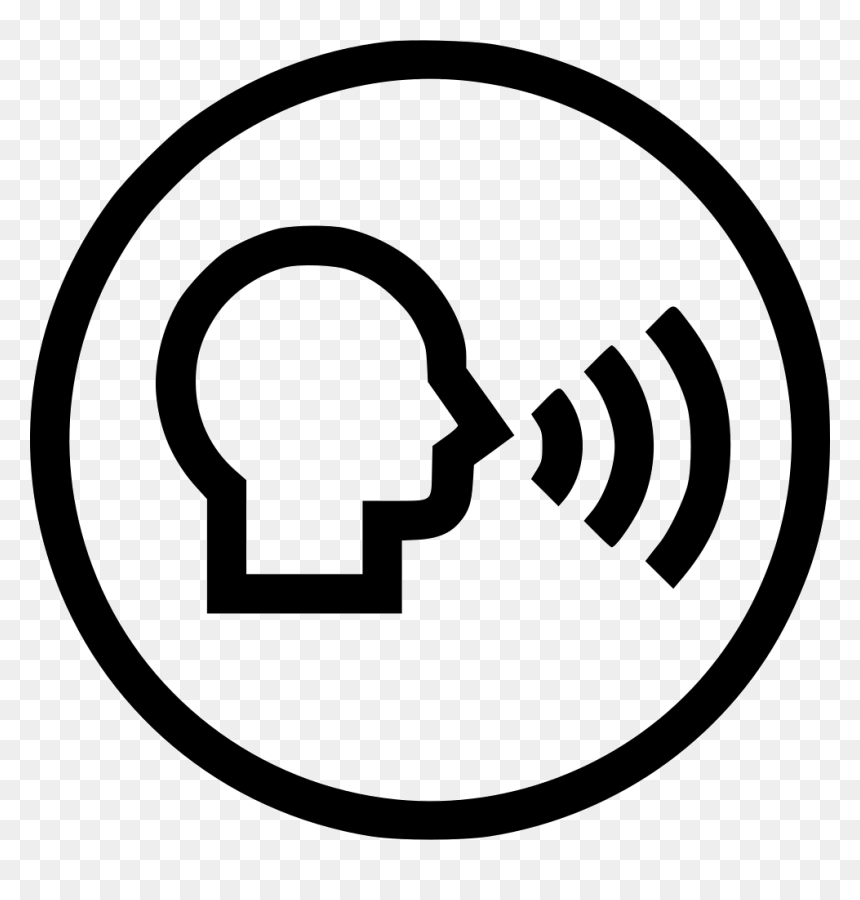 Speak Icon Png - Charing Cross Tube Station, Transparent Png - fingerprint icon png