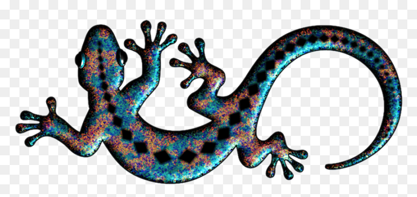 Communicats Digital Art Tjitjak - Art Cicak, HD Png Download - gecko png