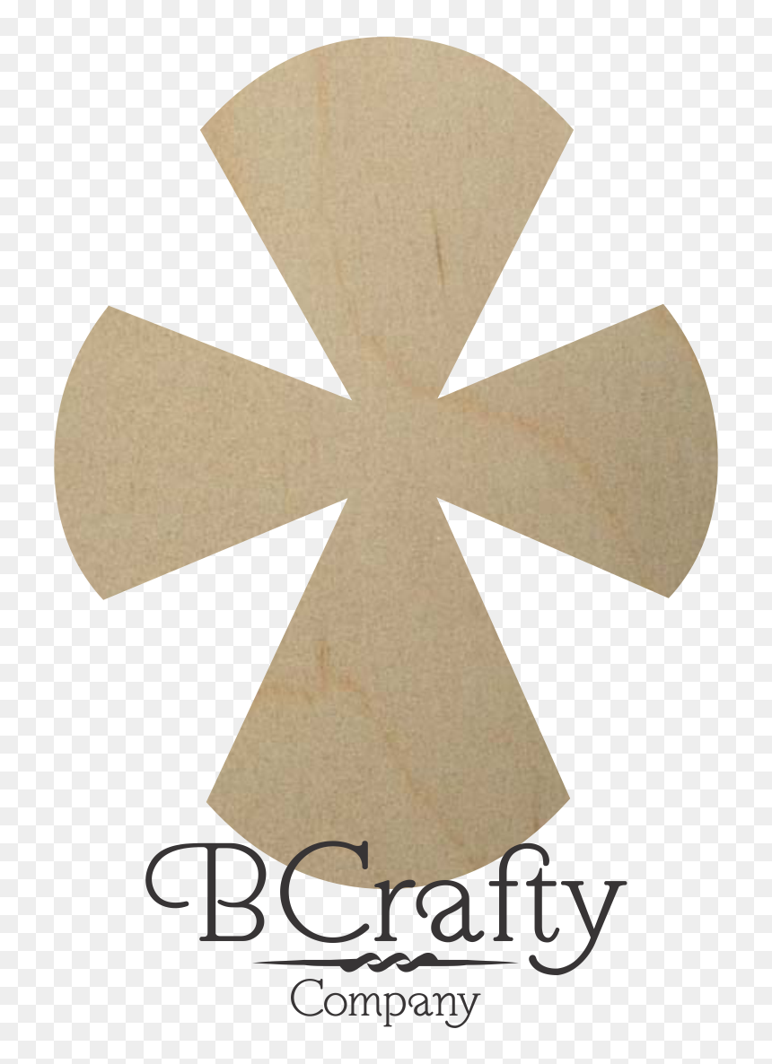Unfinished Wooden Cross Shapes - Cross, HD Png Download - blank wooden sign png