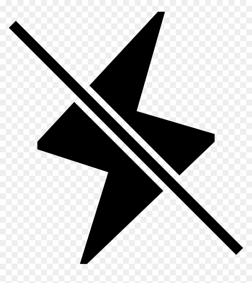 Flash Off - Icon Flash Off Png, Transparent Png - flash icon png