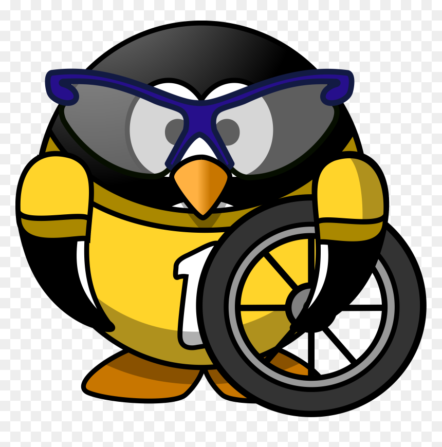 Cyclist Penguin Clip Arts - Halloween Exercise Jokes, HD Png Download - bicyclist png