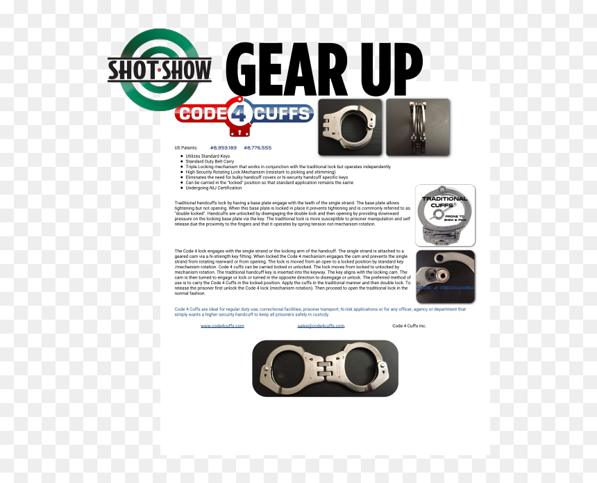 Security Guard Belt Handcuff, HD Png Download - hand cuffs png